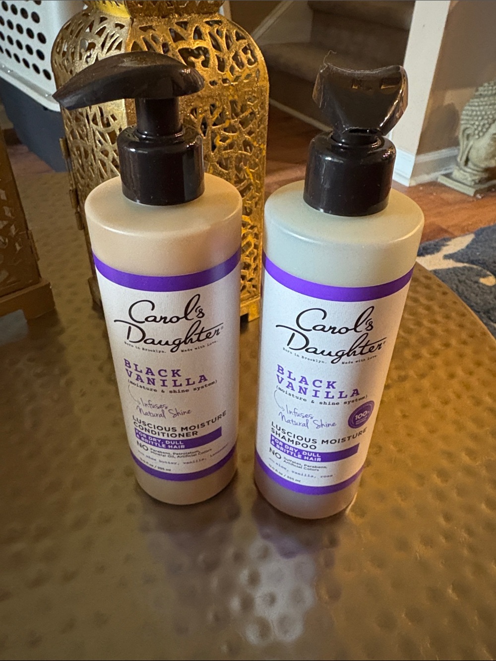 Carol's Daughter Black Vanilla Shampoo & Conditioner Duo - dry, dull/brittle